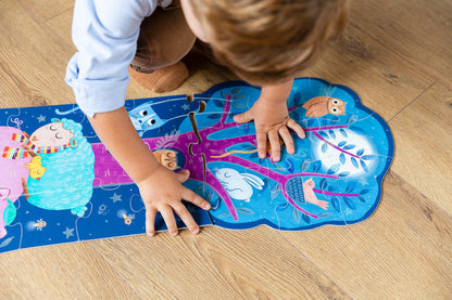 Puzzle XXL - Farm day&night - product image - Jumboplay.com