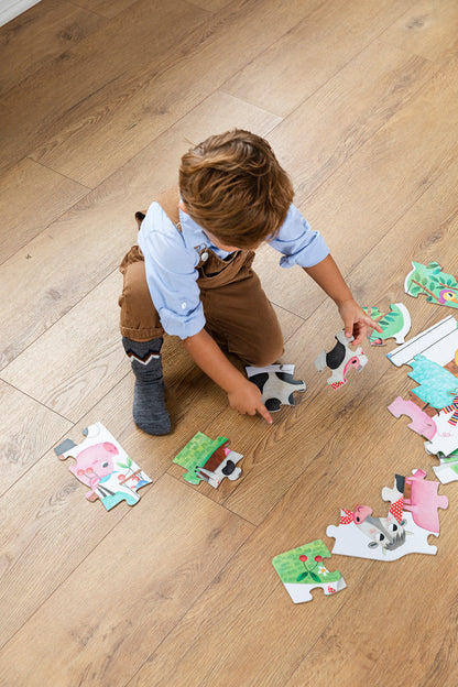 Puzzle XXL - Farm day&night - product image - Jumboplay.com