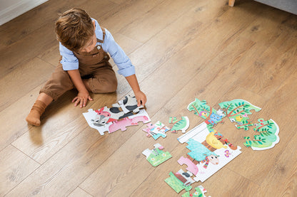 Puzzle XXL - Farm day&night - product image - Jumboplay.com