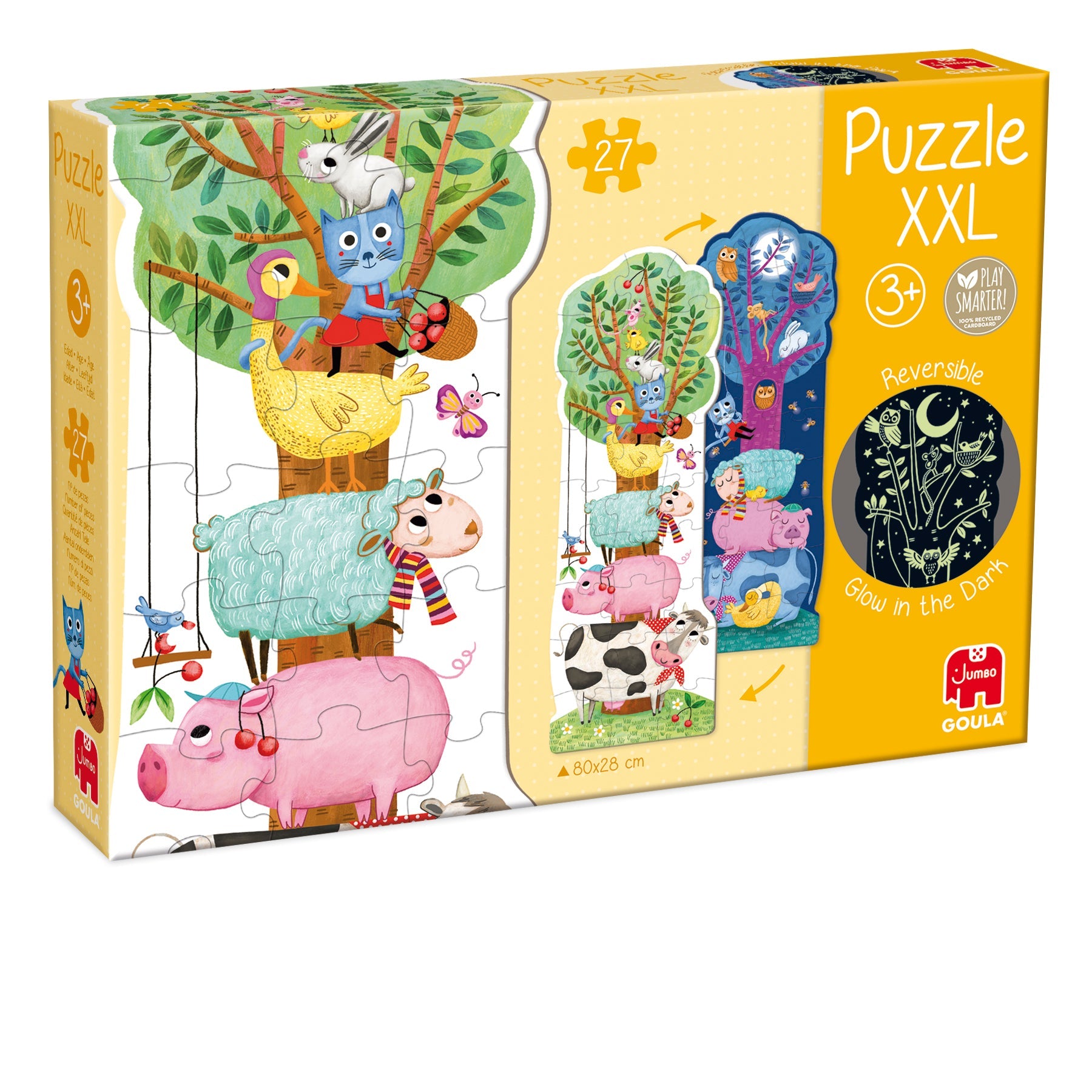Puzzle XXL - Farm day&night - product image - Jumboplay.com