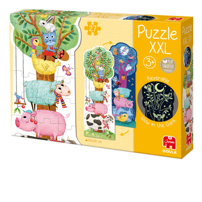 Puzzle XXL - Farm day&night - product image - Jumboplay.com