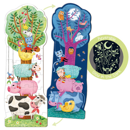 Puzzle XXL - Farm day&night - product image - Jumboplay.com
