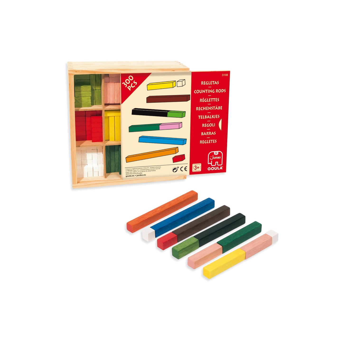 Rods 10 x 10 (box) - product image - Jumboplay.com