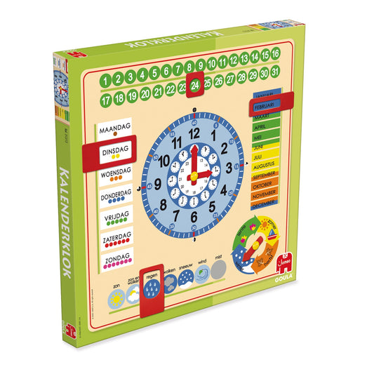 Kalenderklok Grote maat - product image - Jumboplay.com