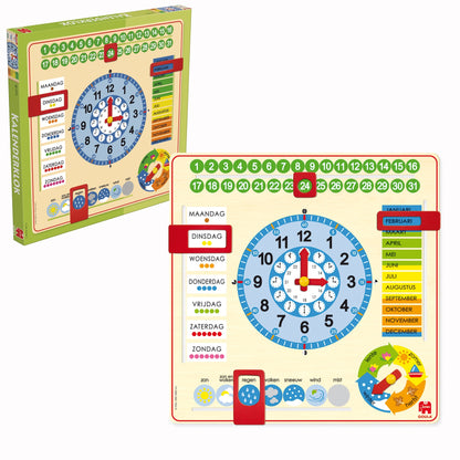Kalenderklok Grote maat - product image - Jumboplay.com