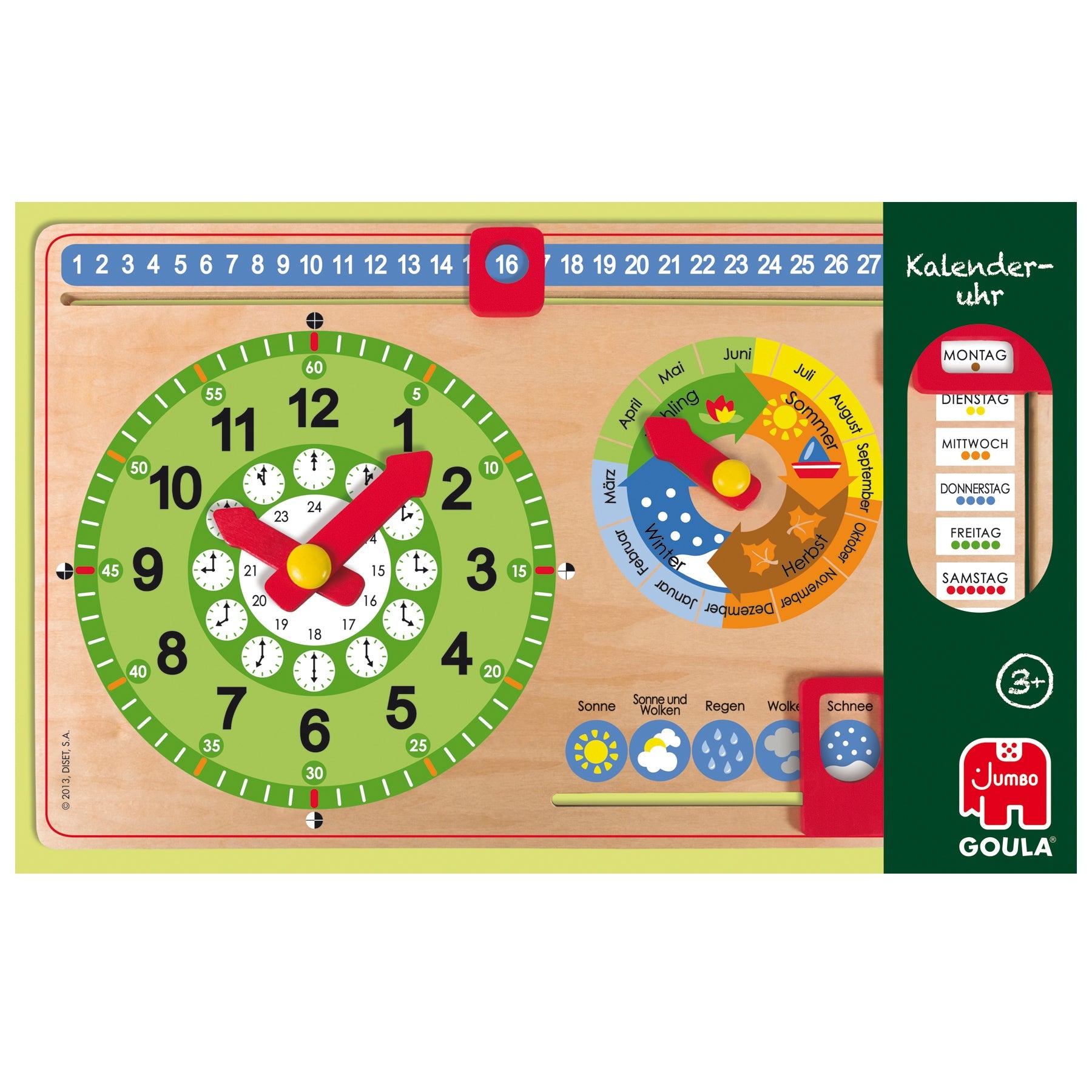 Kalenderuhr - product image - Jumboplay.com