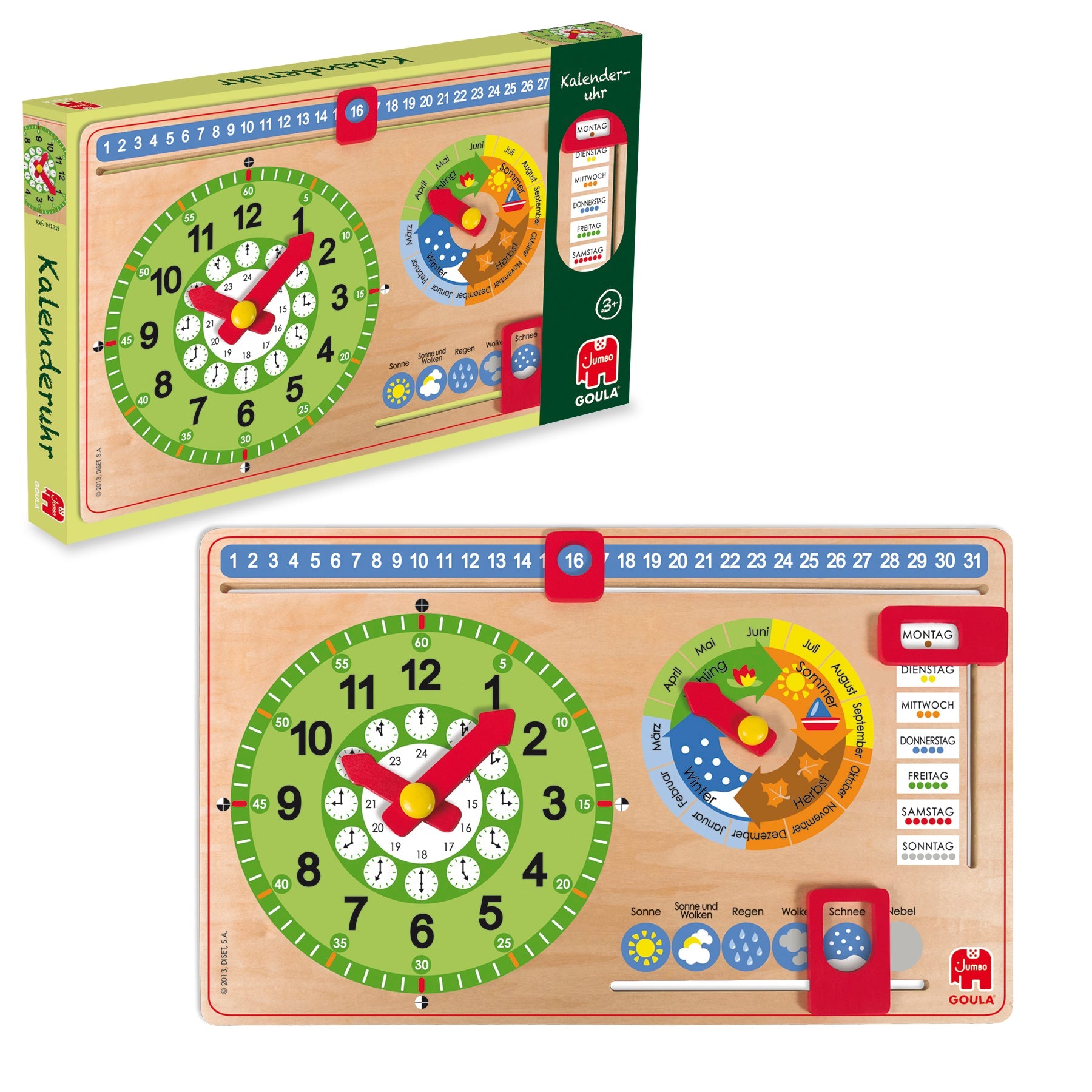 Kalenderuhr - product image - Jumboplay.com