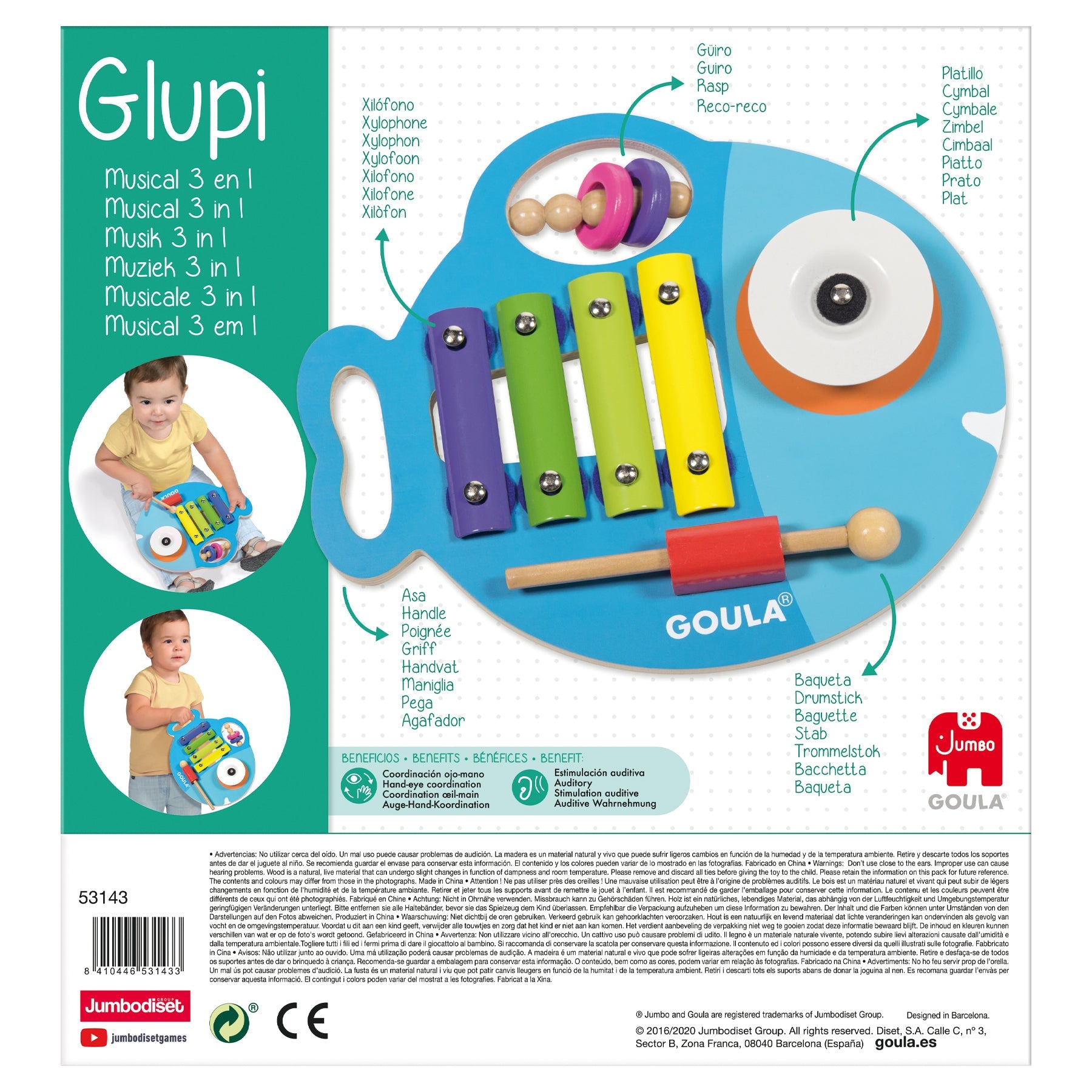 Glupi musical 3 in 1 - product image - Jumboplay.com