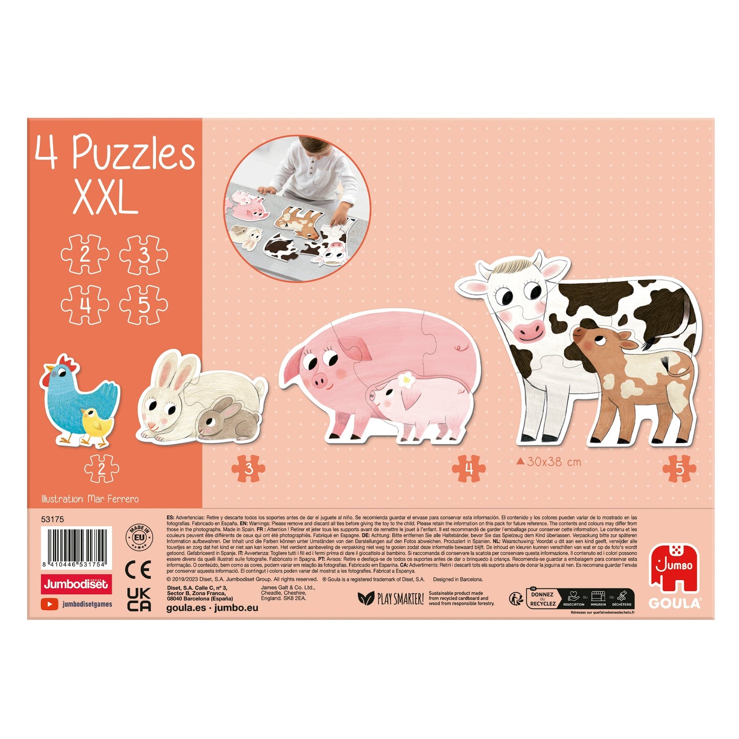 Puzzle XXL Mums & Babies - product image - Jumboplay.com