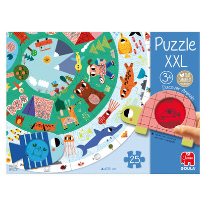 Puzzle XXL Discover Animals - product image - Jumboplay.com