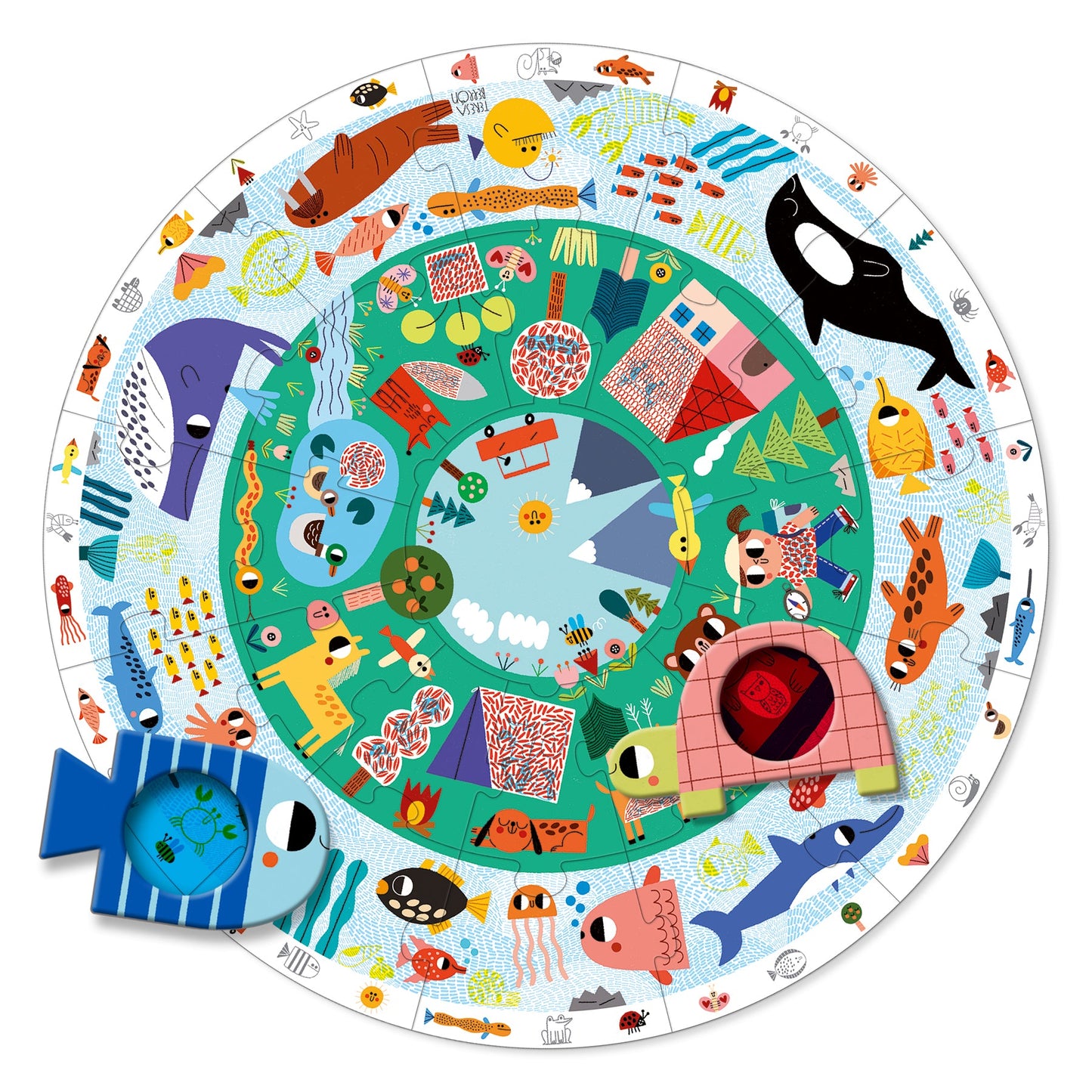 Puzzle XXL Discover Animals - product image - Jumboplay.com