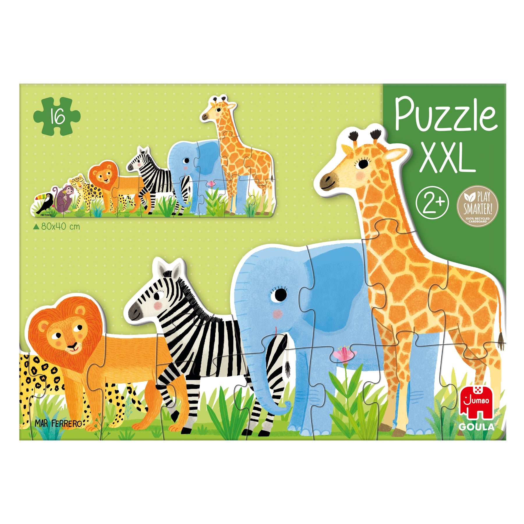 Puzzle XXL Jungle from small to large - product image - Jumboplay.com