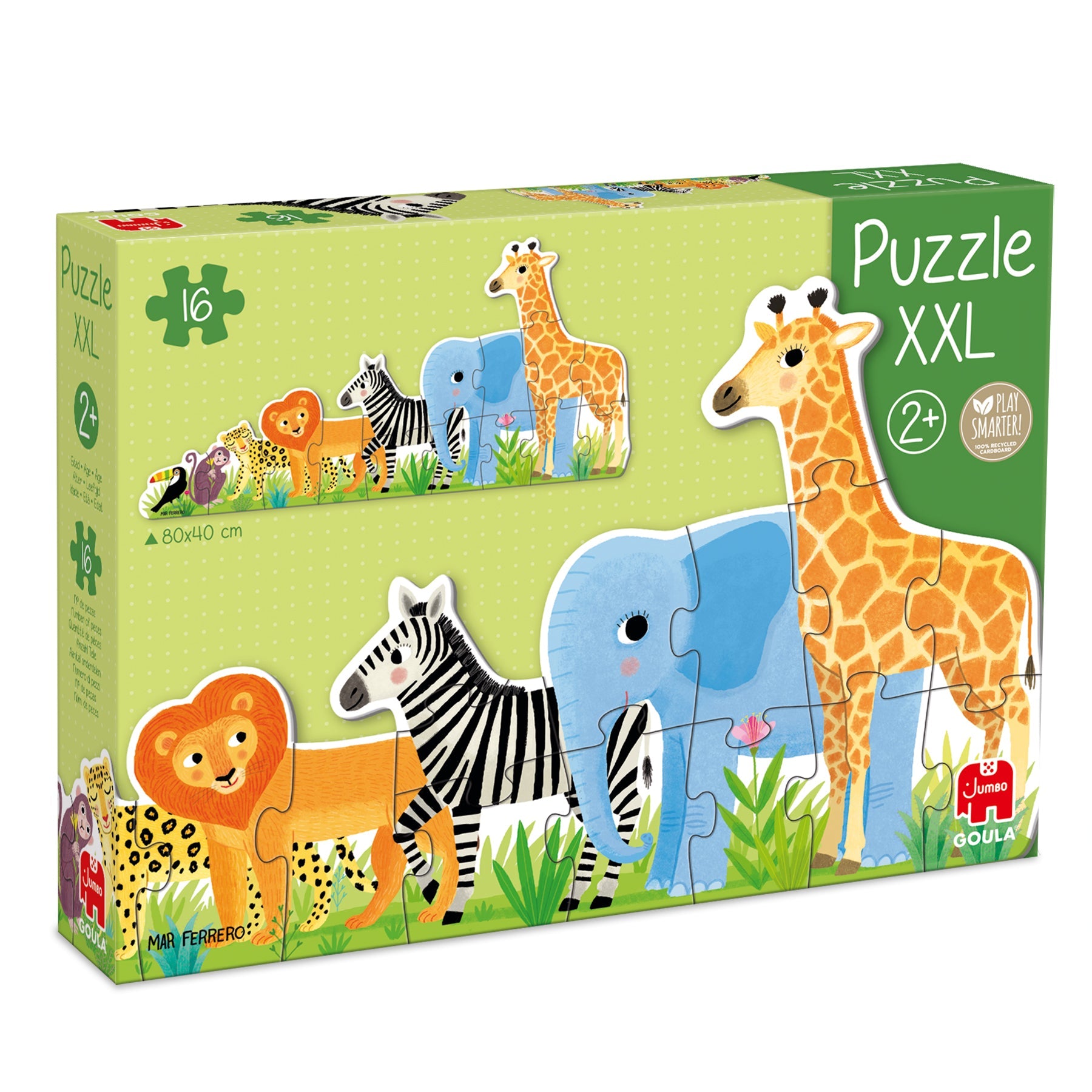 Puzzle XXL Jungle from small to large - product image - Jumboplay.com