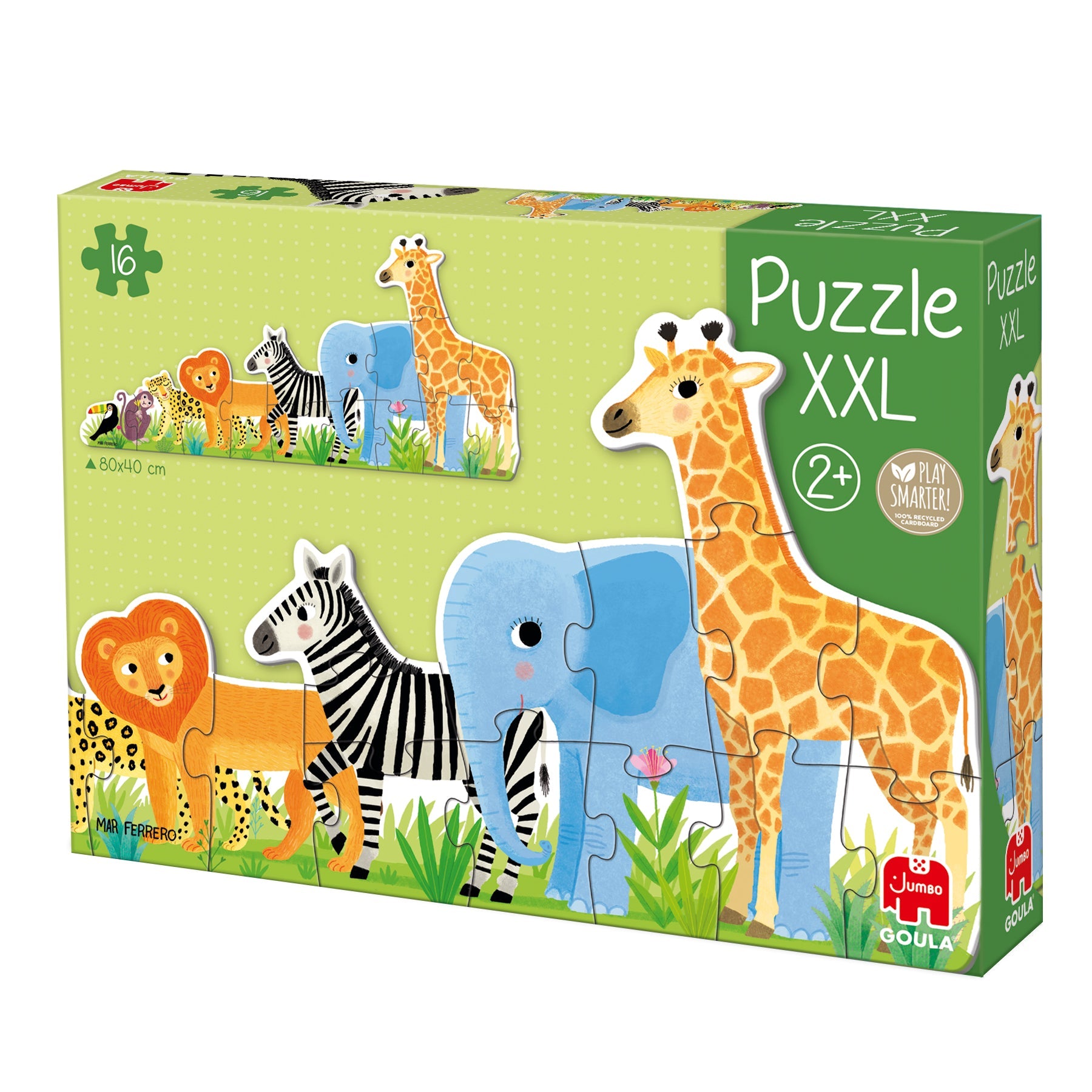 Puzzle XXL Jungle from small to large - product image - Jumboplay.com