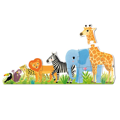 Puzzle XXL Jungle from small to large - product image - Jumboplay.com
