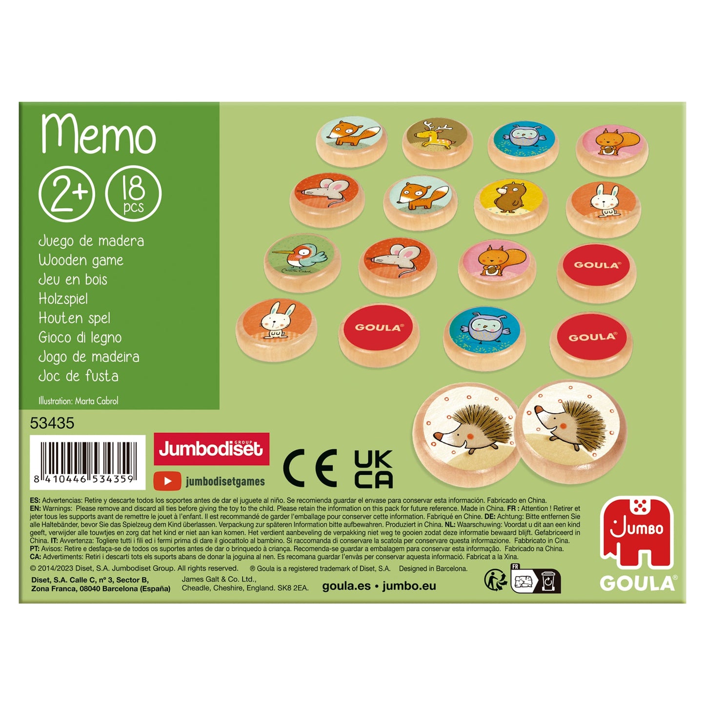 Memo Tom and his forest friends - product image - Jumboplay.com