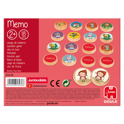 Memo Little Red Riding Hood - product image - Jumboplay.com