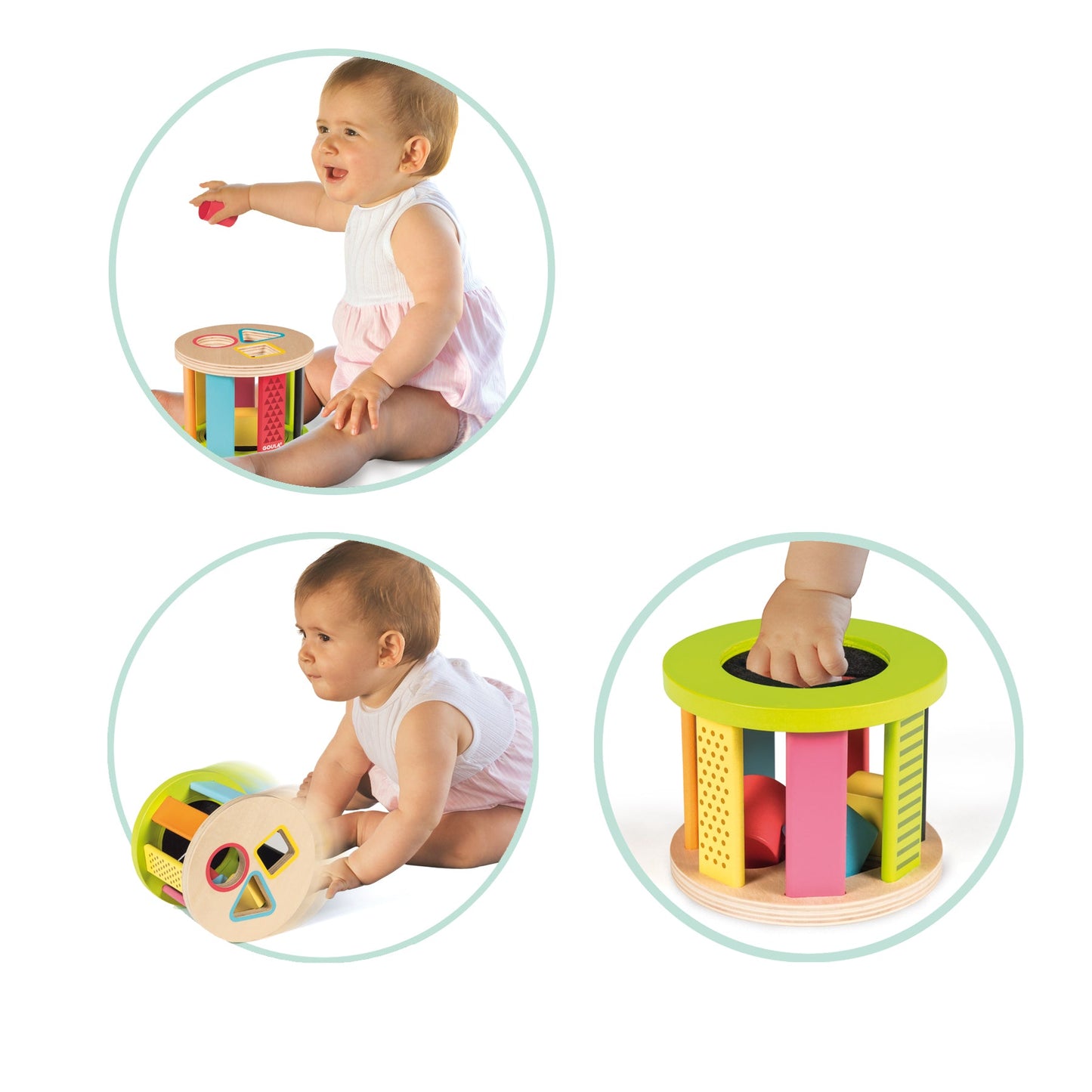 Geometric shapes drum - product image - Jumboplay.com