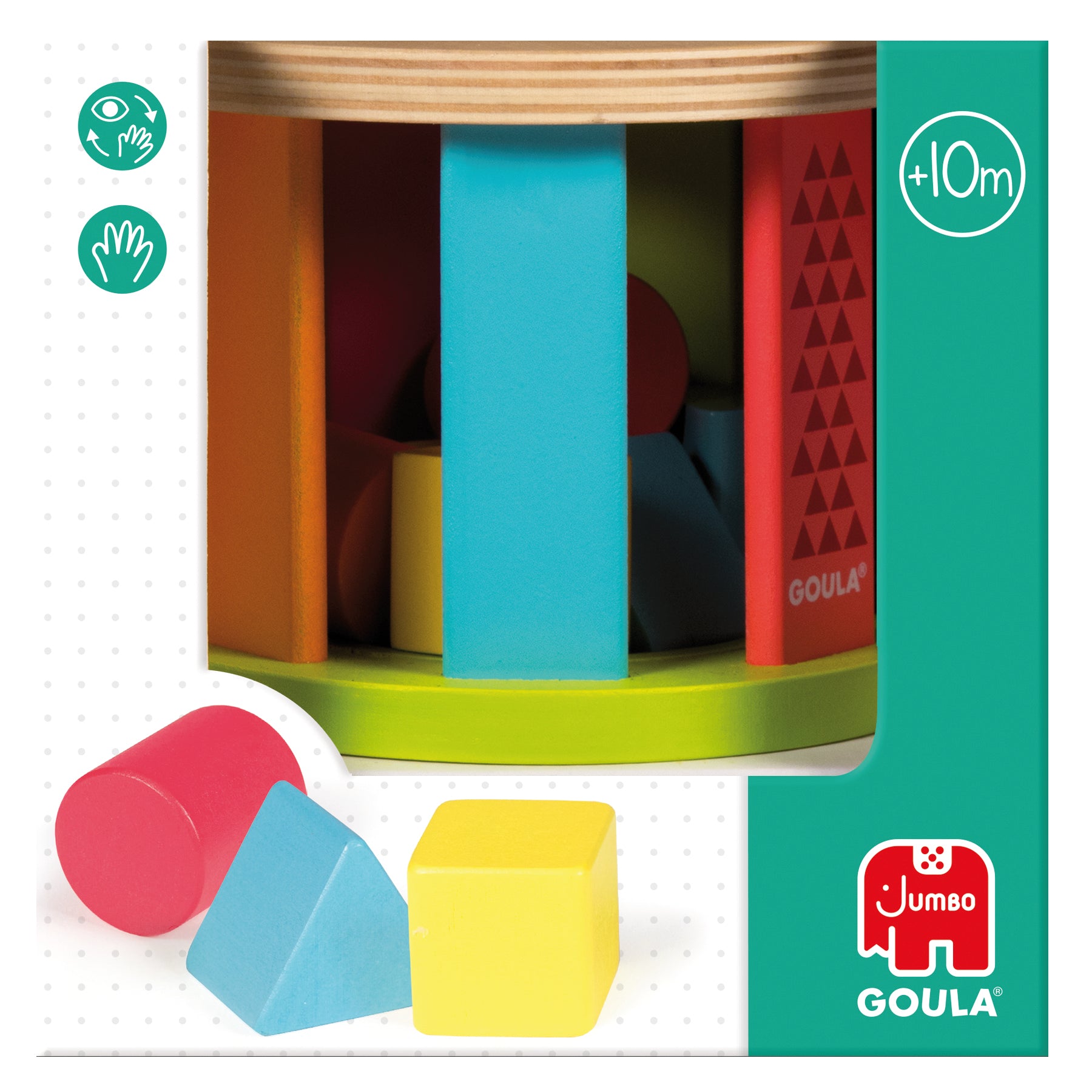 Geometric shapes drum - product image - Jumboplay.com