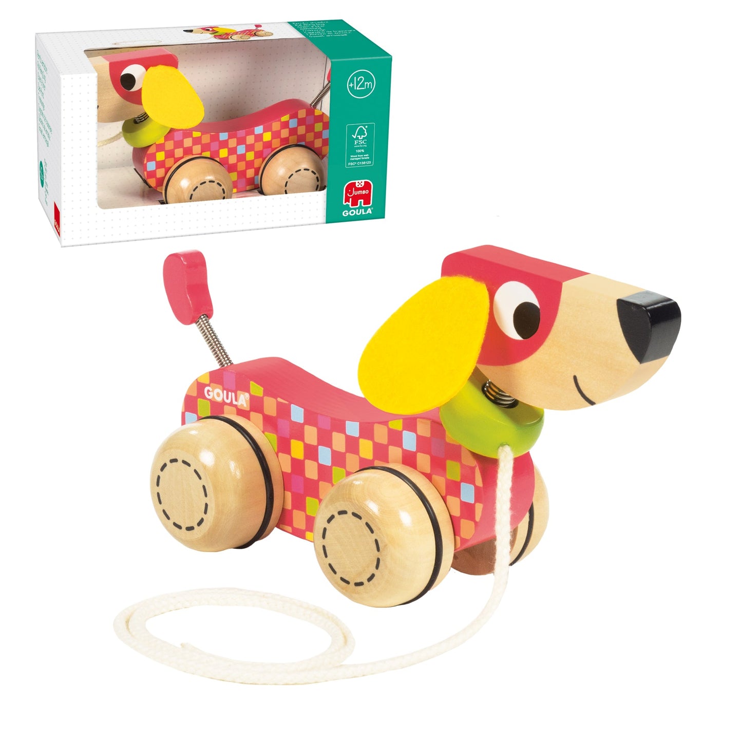Pull-along Dog - product image - Jumboplay.com