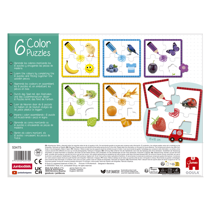 6 Color Puzzles - product image - Jumboplay.com