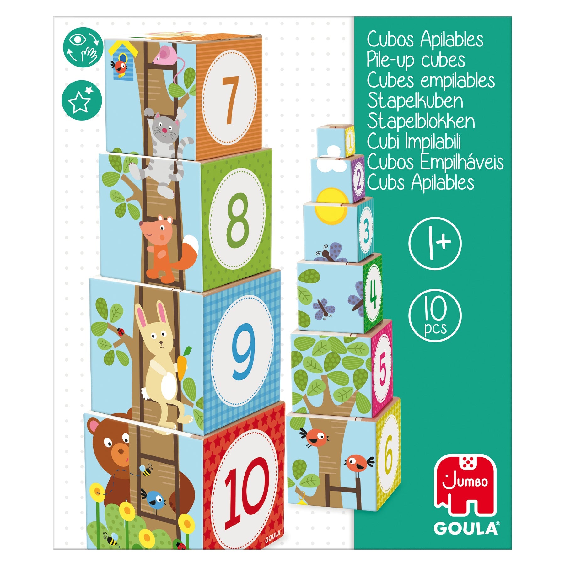 Pile-up Cubes Forest - product image - Jumboplay.com