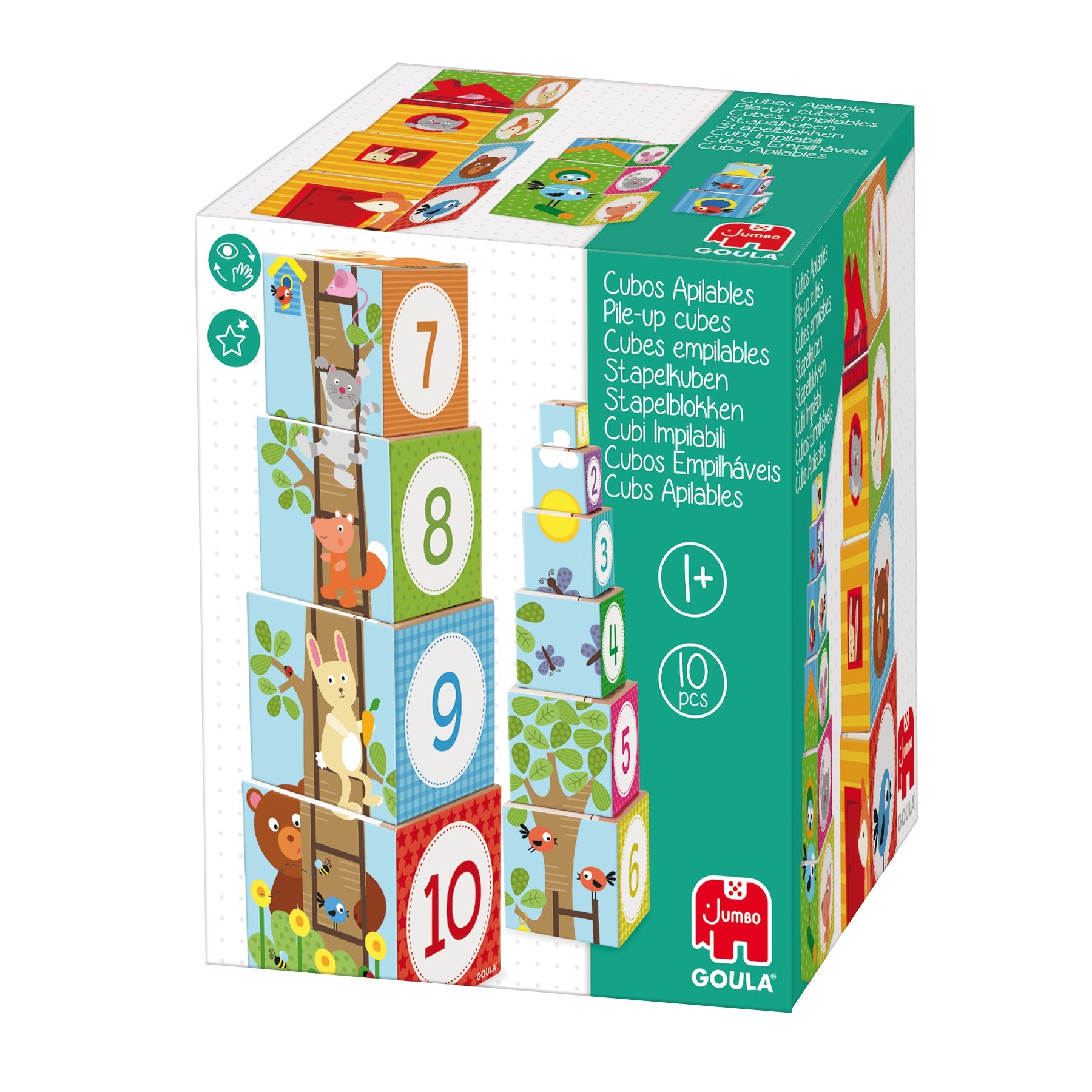 Pile-up Cubes Forest - product image - Jumboplay.com