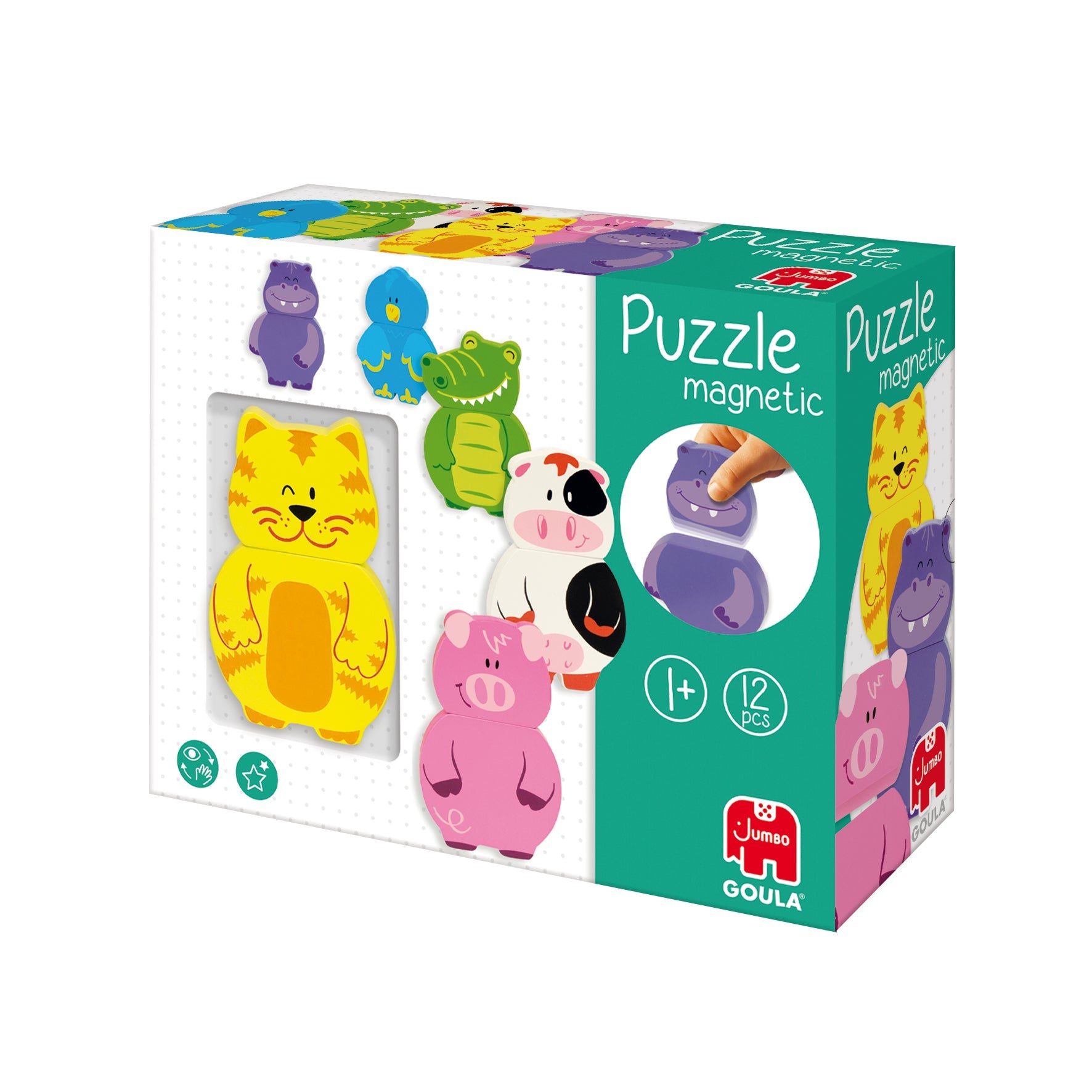 Magnetic Interchangeable Animals Puzzle - product image - Jumboplay.com