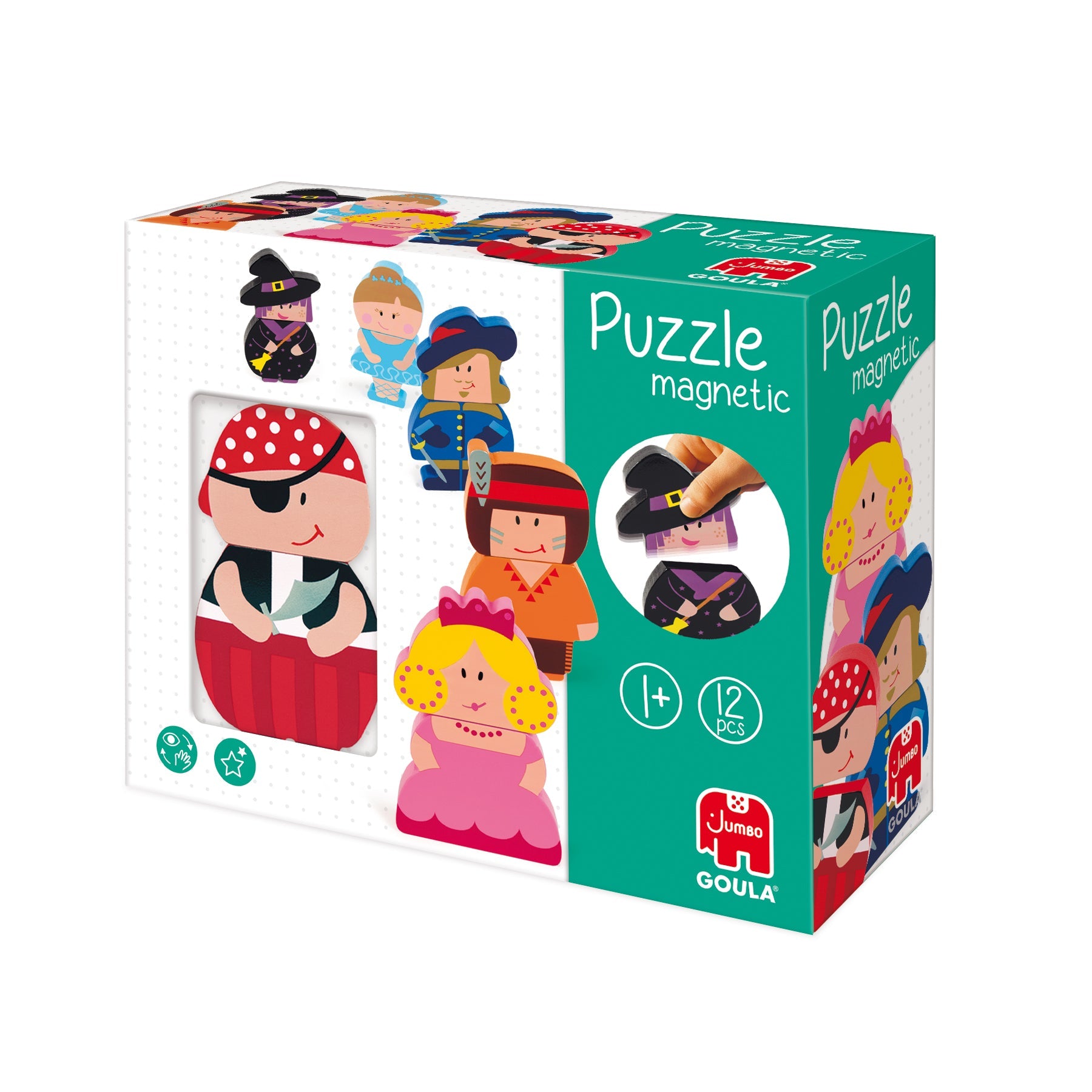 Magnetic Interchangeable Characters Puzzle - product image - Jumboplay.com