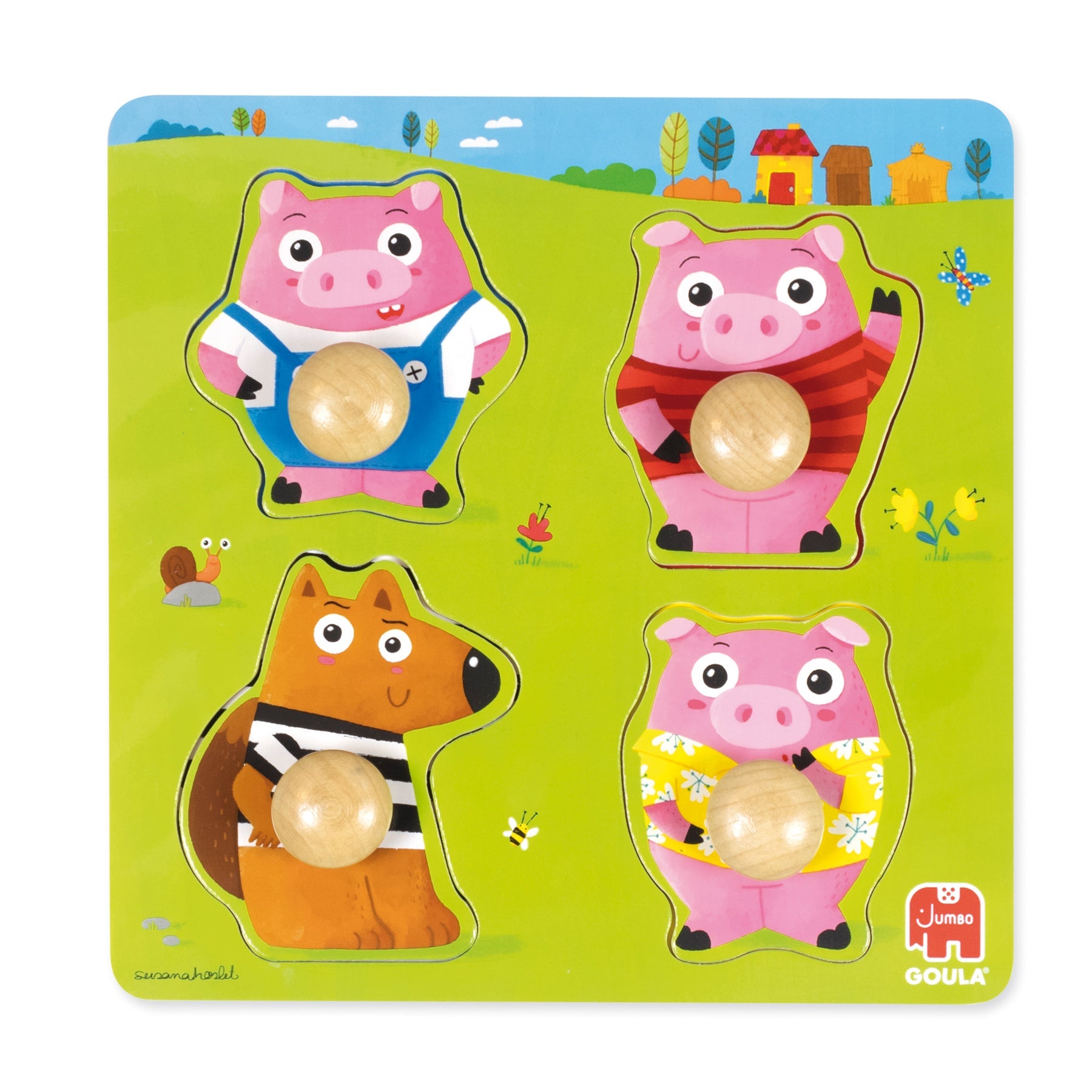 3 Little Pigs Puzzle - product image - Jumboplay.com