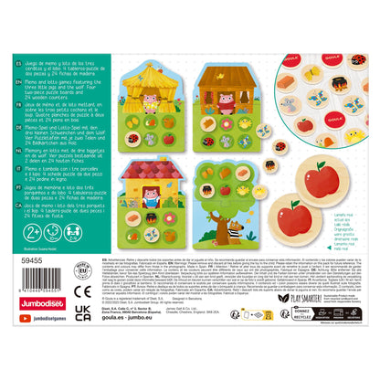 3 Little pigs Memo&Loto - product image - Jumboplay.com