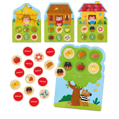 3 Little pigs Memo&Loto - product image - Jumboplay.com