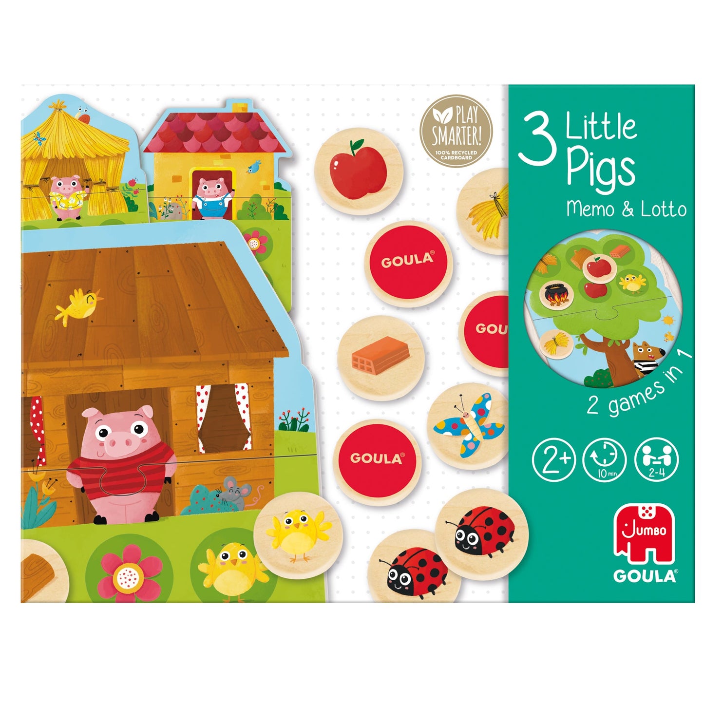 3 Little pigs Memo&Loto - product image - Jumboplay.com