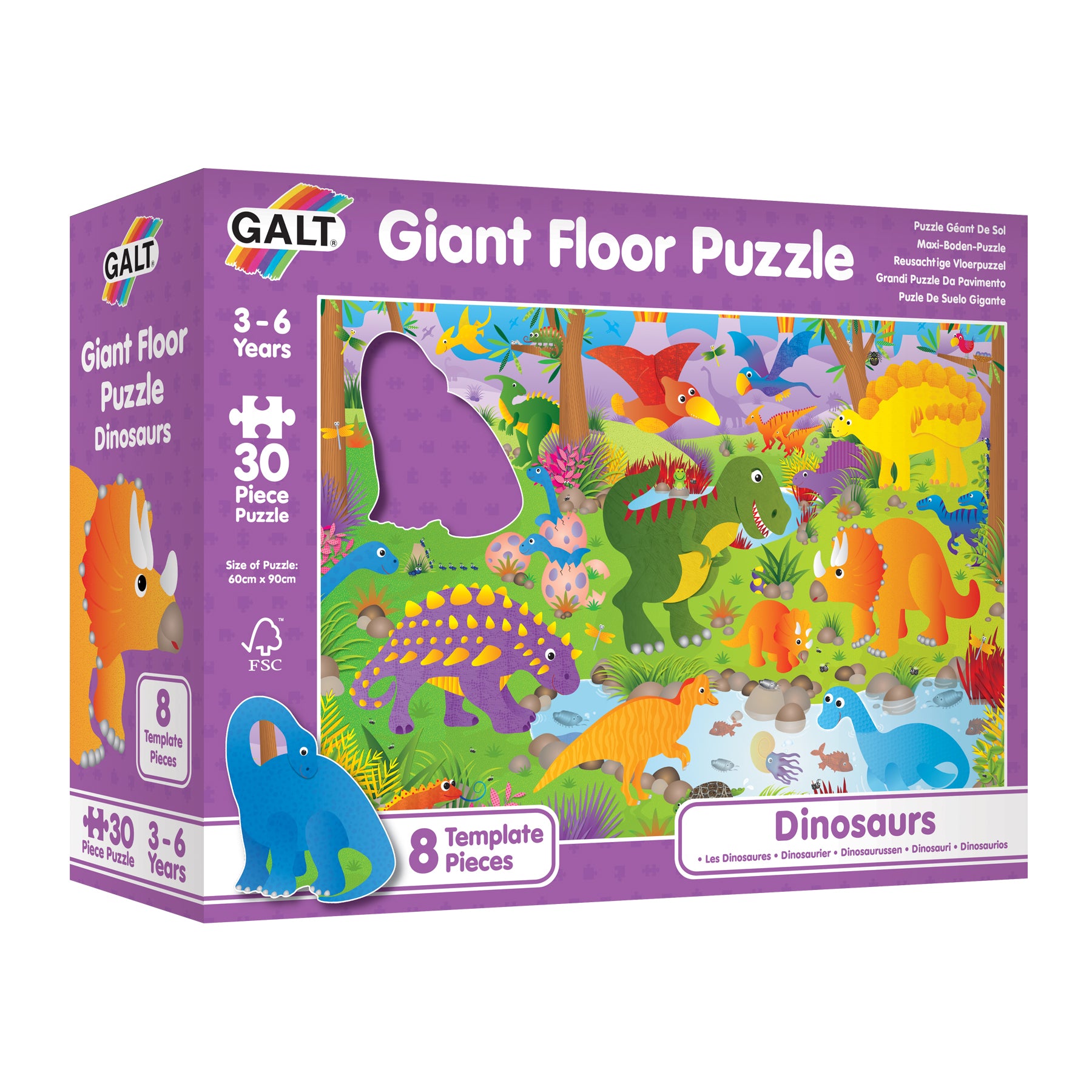 Giant Floor Puzzle: Dinosaurs