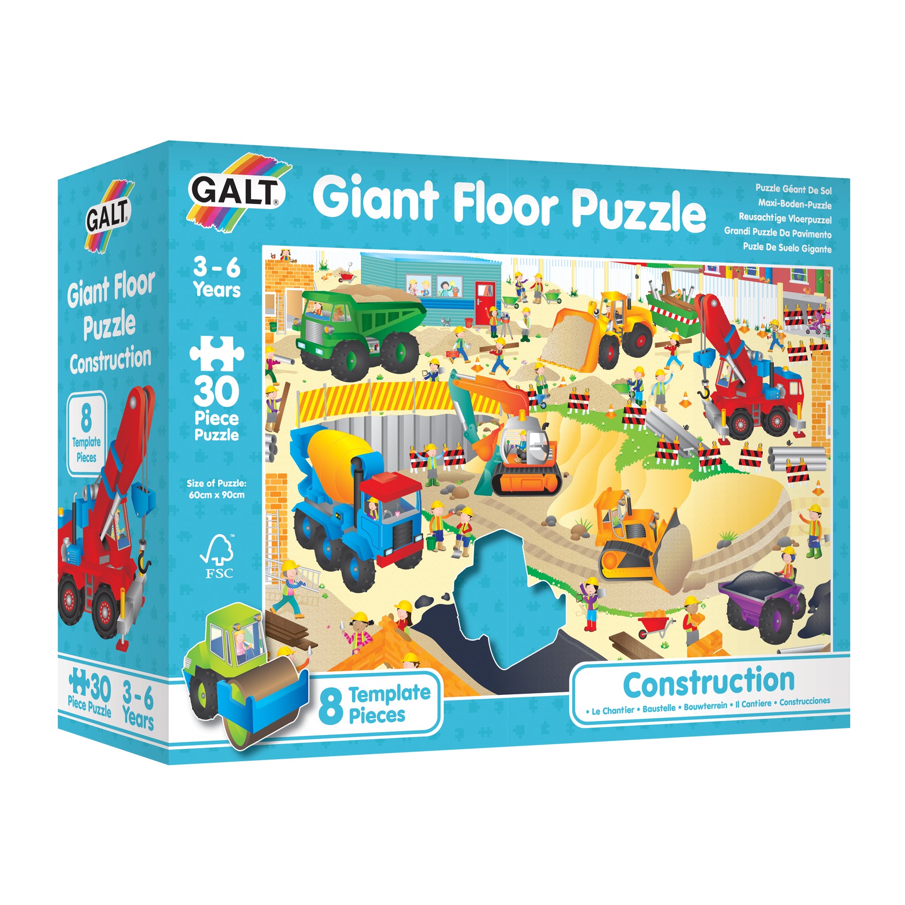 Giant Floor Puzzle: Construction